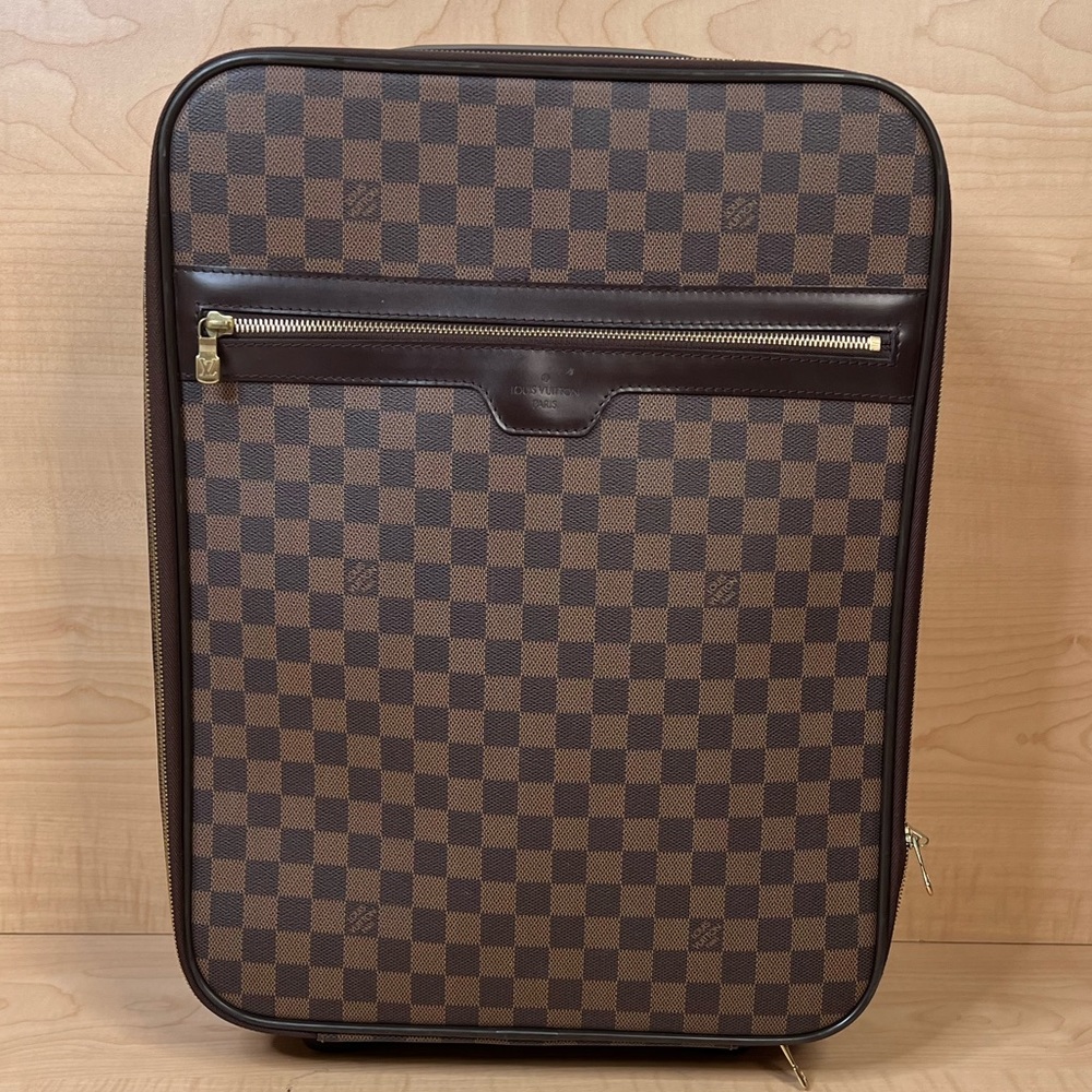 Louis Vuitton Damier Canvass Canvas Travel Rolling Luggage Suitcase 45